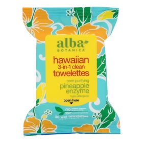 Alba Botanica - Hawaiian Towelettes 3in1 - 1 Each 1-25 Ct